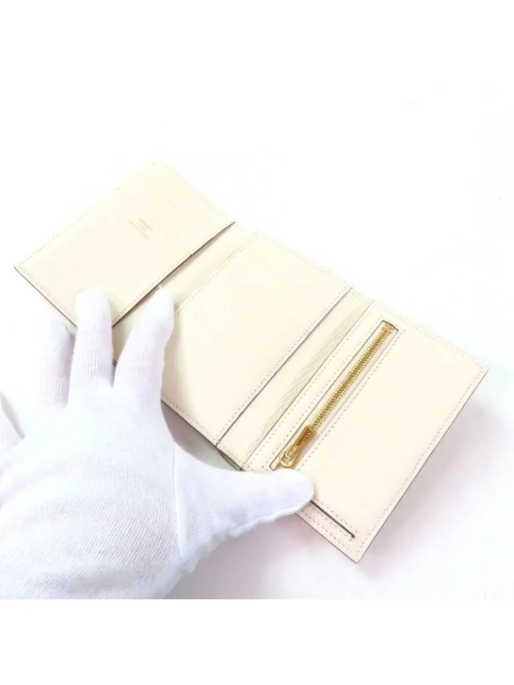 Hermes Bearn Combine Nata Gold Hardware H Logo Compact Wallet Chevre - Picture 5 of 12